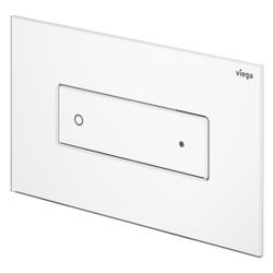 Viega Visign for Style 22 WC-Betätigungsplatte 8612.1 Glas, Weiß... VIEGA-832834 4015211832834 (Abb. 1)