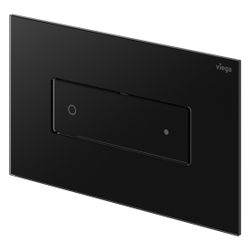 Viega Visign for Style 22 WC-Betätigungsplatte 8612.1 Glas, Schwarz... VIEGA-832841 4015211832841 (Abb. 1)
