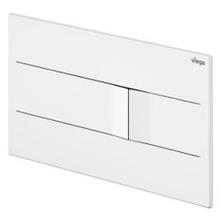 Viega Visign for More 201 WC-Betätigungsplatte für Prevista 8621.1 Edelstahl, Weiß matt... VIEGA-832513 4015211832513 (Abb. 1)