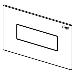 Viega Visign for Style 22 WC-Betätigungsplatte 8612.1 Edelstahl, Champagner... VIEGA-833558 4015211833558 (Abb. 1)