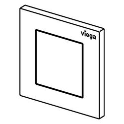 Viega Visign for Public Urinal Betätigungsplatte 10, 8630.2 Edelstahl gebürstet... VIEGA-832766 4015211832766 (Abb. 1)