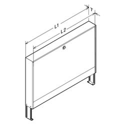 Viega AP Verteilerschrank 1295.1, Typ 560 für Heizkreisverteiler 1010... VIEGA-837075 4015211837075 (Abb. 1)