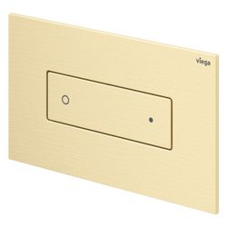 Viega Visign for Style 22 WC-Betätigungsplatte 8612.1 Edelstahl, Goldfarben... VIEGA-833114 4015211833114 (Abb. 1)