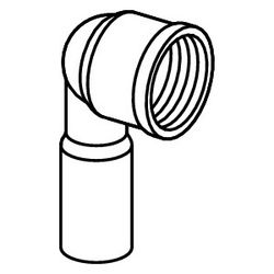 Viega Sanpress Einsteckwinkel 90 Grad 2214.3, d. 15mm x Rp 1/2", Siliziumbronze... VIEGA-308001 4015211308001 (Abb. 1)