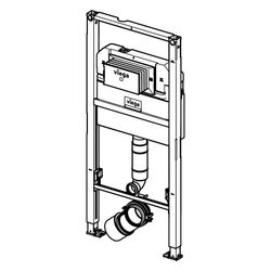 Viega Prevista Dry WC-Element 8522.33, bodenstehendes WC, 1120mm... VIEGA-772048 4015211772048 (Abb. 1)