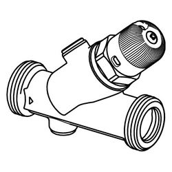 Viega Easytop Zirkulationsregulierventil 2282.3, d. 20mm x G 1", Siliziumbronze... VIEGA-829155 4015211829155 (Abb. 1)