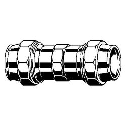 Viega Maxiplex-Reparaturkupplung 9042, d. 50mm, Rotguss... VIEGA-277901 4015211277901 (Abb. 1)
