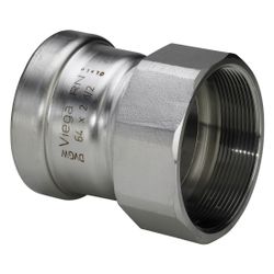Viega Sanpress Inox XL Übergangsstück 2312XL d. 64mm x IG 2", Stahl nichtrostend... VIEGA-817862 4015211817862 (Abb. 1)