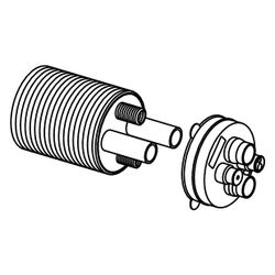 Viega Wärmepumpen-Anschlussset 1406.5 Rohr d. 40x3,5mm, Länge 15m, inkl. Gummi-Endmanchet... VIEGA-838812 4015211838812 (Abb. 1)