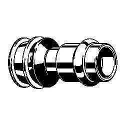Viega Raxofix Übergangsstück mit SC-Contur 5313P, 63 x 54mm, Siliziumbronze... VIEGA-790417 4015211790417 (Abb. 1)