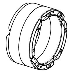 Viega Ringraumdichtung 5399, d. 200/125mm, gas- und wasserdicht... VIEGA-835996 4015211835996 (Abb. 1)