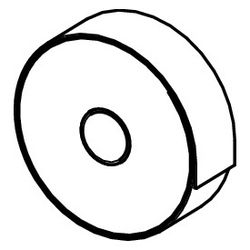 Viega Brandschutzband Typ F 8580.94, 50mm x 12,5m, Blähgraphit... VIEGA-838638 4015211838638 (Abb. 1)