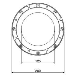 Viega Ringraumdichtung 5399, d. 200/125mm, gas- und wasserdicht... VIEGA-835996 4015211835996 (Abb. 1)