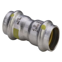 Viega Sanpress Inox G Muffe mit SC-Contur G 0215 für Gas, d. 18mm, Stahl nichtrostend... VIEGA-486976 4015211486976 (Abb. 1)