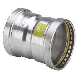 Viega Sanpress Inox G XL Muffe mit SC-Contur G XL 0215XL, d. 64mm, Stahl nichtrostend... VIEGA-578244 4015211578244 (Abb. 1)