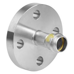 Viega Sanpress Inox G Flanschübergang 0259, d. 54mm, 4 Bohrungen, Edelstahl... VIEGA-735814 4015211735814 (Abb. 1)