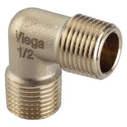 Viega Winkel 90 Grad 3091, R 3/4" x R 3/4", Rotguss... VIEGA-317980 4015211317980 (Abb. 1)