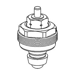Viega Thermostatoberteil 1011.51 zu Heizkreisverteiler 1001.1, bis Baujahr 1997... VIEGA-134518 4015211134518 (Abb. 1)