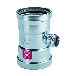 Viega Prestabo XL T-Stück mit SC-Contur 1118XL, d. 76,1x22x76,1mm, Stahl verzinkt... VIEGA-817824 4015211817824 (Abb. 1)
