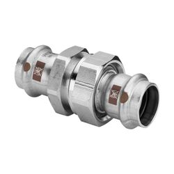 Viega Verschraubung mit SC Temponox 1760 in 22mm Stahl nichtrostend... VIEGA-812256 4015211812256 (Abb. 1)