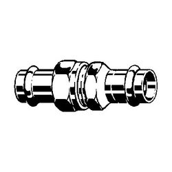 Viega Verschraubung mit SC Temponox 1760 in 22mm Stahl nichtrostend... VIEGA-812256 4015211812256 (Abb. 1)