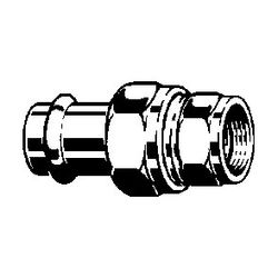 Viega Verschraubung mit SC Temponox 1762 in 15mmxRp1/2 Stahl nichtrostend... VIEGA-812140 4015211812140 (Abb. 1)