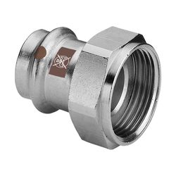 Viega Verschraubung mit SC Temponox 1763 in 22mmxG11/4 Stahl nichtrostend... VIEGA-811358 4015211811358 (Abb. 1)