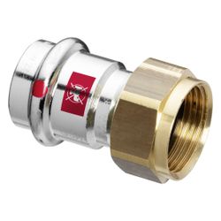 Viega Prestabo Anschlussverschraubung mit SC-Contur 1163, d. 54mm x G 2 3/8", Stahl verzi... VIEGA-559236 4015211559236 (Abb. 1)