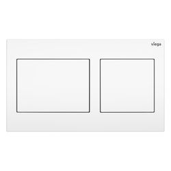 Viega Visign for Style 21 WC-Betätigungsplatte 8611.1, Kunststoff, Weiß-Alpin... VIEGA-773250 4015211773250 (Abb. 1)