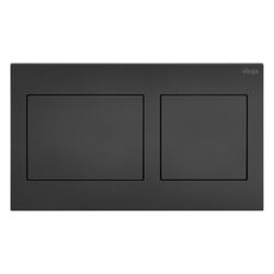Viega Visign for Style 21 WC-Betätigungsplatte 8611.1, Kunststoff, Schwarz matt... VIEGA-801724 4015211801724 (Abb. 1)
