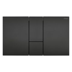 Viega Visign for Style 24 WC-Betätigungsplatte für Prevista 8614.1, Kunststoff, Schwarz m... VIEGA-801748 4015211801748 (Abb. 1)