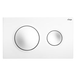 Viega Visign for Style 20 WC-Betätigungsplatte 8610.1, Kunststoff, Weiß-Alpin... VIEGA-773793 4015211773793 (Abb. 1)