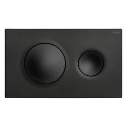Viega Visign for Style 20 WC-Betätigungsplatte 8610.1, Kunststoff, Schwarz matt... VIEGA-796389 4015211796389 (Abb. 1)