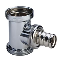 Viega Tülle 1816-645, G 3/4" x G 1", Messing matt-vernickelt... VIEGA-112578 4015211112578 (Abb. 1)