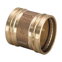 Viega Sanpress XL Muffe mit SC-Contur 2215LF, labs-frei, d. 54mm, Rotguss... VIEGA-431235 4015211431235 (Abb. 1)