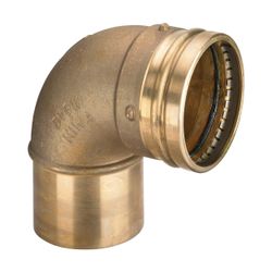 Viega Sanpress Bogen I/A 90 Grad mit SC-Contur 2216.1LF, labs-frei, d. 54mm, Rotguss... VIEGA-430061 4015211430061 (Abb. 1)