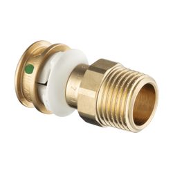 Viega Übergangsstück mit SC Raxofix DN10 5311.01 in DN10 x R1/2 Siliziumbronze... VIEGA-781521 4015211781521 (Abb. 1)