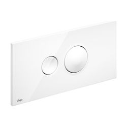 Viega Visign for Style 10 WC-Betätigungsplatte 8315.1, Kunststoff, Weiß-Alpin... VIEGA-596316 4015211596316 (Abb. 1)