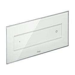 Viega Visign for Style 12 WC-Betätigungsplatte 8332.4, Glas, klar/Grau... VIEGA-645151 4015211645151 (Abb. 1)