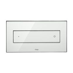 Viega Visign for Style 12 WC-Betätigungsplatte 8332.4, Glas, klar/Grau... VIEGA-645151 4015211645151 (Abb. 1)