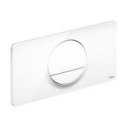Viega Visign for Style 13 WC-Betätigungsplatte 8333.1, Kunststoff verchromt, Weiß-Alpin... VIEGA-654498 4015211654498 (Abb. 1)