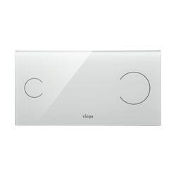 Viega Visign for More 100 WC-Betätigungsplatte 8352.3, Glas, Parsol/Schwarz... VIEGA-632878 4015211632878 (Abb. 1)