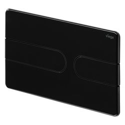 Viega Visign for Style 23 WC-Betätigungsplatte für Prevista 8613.1, Kunststoff, Schwarz... VIEGA-773175 4015211773175 (Abb. 1)