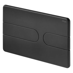 Viega Visign for Style 23 WC-Betätigungsplatte für Prevista 8613.1, Kunststoff, Schwarz m... VIEGA-801731 4015211801731 (Abb. 1)
