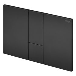 Viega Visign for Style 24 WC-Betätigungsplatte für Prevista 8614.1, Kunststoff, Schwarz m... VIEGA-801748 4015211801748 (Abb. 1)