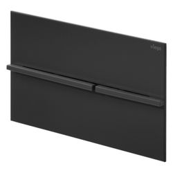Viega Visign for More 204 WC-Betätigungsplatte für Prevista 8621.1 Edelstahl, Schwarz mat... VIEGA-773656 4015211773656 (Abb. 1)