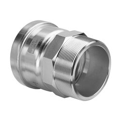 Viega Sanpress Inox G XL Übergangsstück 0211XL (Gas), d. 88,9mm x R 3", Stahl nichtrosten... VIEGA-632533 4015211632533 (Abb. 1)