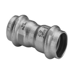 Viega Sanpress Inox G Muffe mit SC-Contur G 0215 für Gas, d. 22mm, Stahl nichtrostend... VIEGA-486983 4015211486983 (Abb. 1)