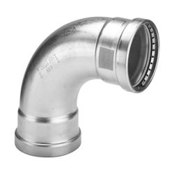 Viega Sanpress Inox G XL-Bogen 90 Grad 0216XL, 88,9mm, Stahl nichtrostend... VIEGA-577490 4015211577490 (Abb. 1)