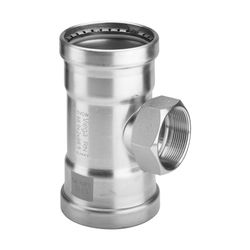 Viega Sanpress Inox XL G T-Stück mit SC-Contur 0217.2XL, d. 76,1mm x Rp 2" x 76,1mm, Stah... VIEGA-578459 4015211578459 (Abb. 1)
